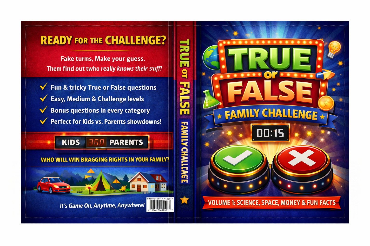 True or False Vol. 1 family game book cover